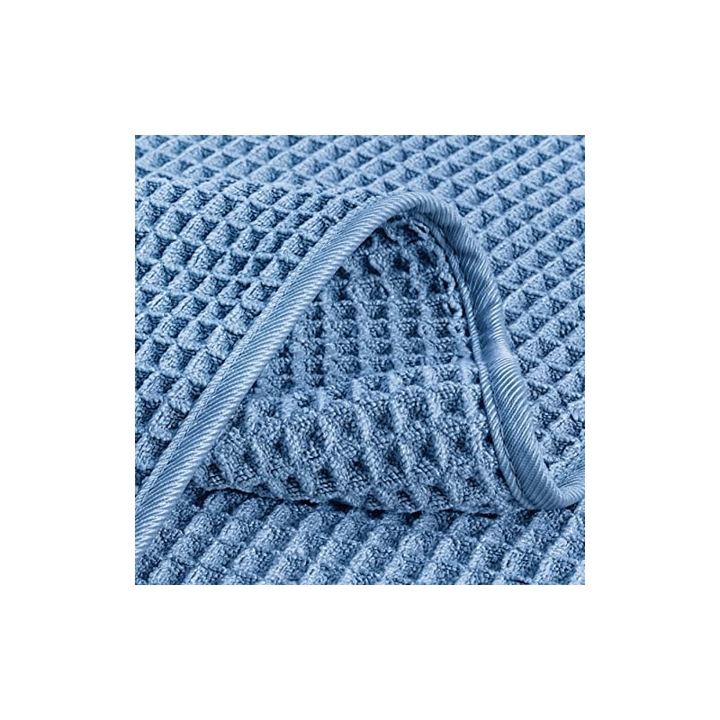 Polyte Toalla de Manos Microfibra Waffle Secado Rápido 430 gsm
