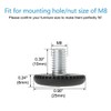 sourcing map M8 x 10 x 25mm Leveling Feet Adjustable