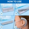 HINZIC 4pcs Nasal Cannula Ear Cushions, Soft Ear Protectors for