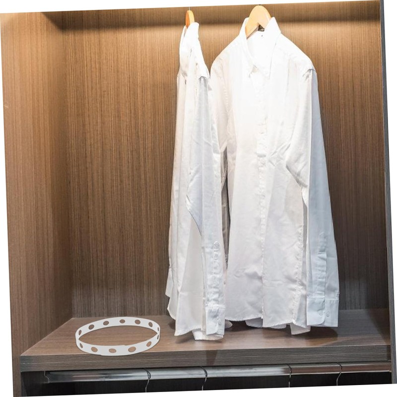 WHAMVOX Space-Saving Porous Plastic Clothes Rack 12pcs Hanger Strips Pant