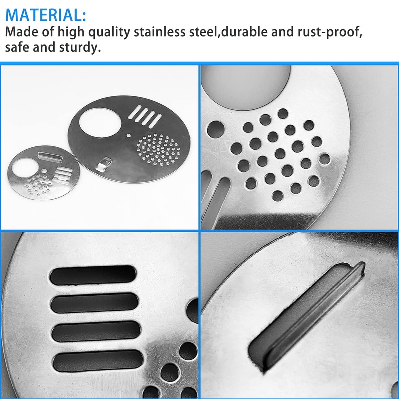 12Pcs 2 Sizes Stainless Steel Beehive Entrance Gate Beehive Entrance