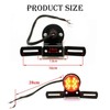 JMTBNO Motorcycle Rear Light 30 LED Motorcycle License Plate Lamp