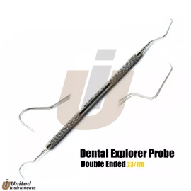 Medentra Dental Explorer Probe 23/17A Double End Hygiene Tooth Scraper Examination Probes