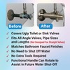 Tap Cap Valve Cover -Upgrade Bathroom Decor with Leak-Resistant TapCap