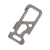 Multi Tool Keychain Titanium Alloy Outdoor Anti-lost Bottle Opener Bicycle