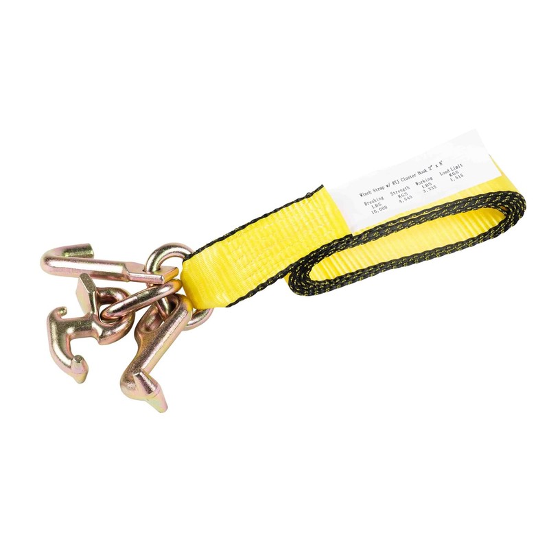Mytee Products (2 Pack 2" x 8' Recovery Winch Strap