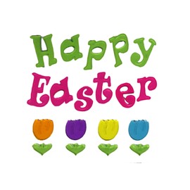 Chef Craft Easter Window Gel Cling, 8 inch, Design May Vary