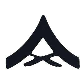 Marine Corps Lance Corporal Black Chevron Motorcycle Hat Cap Lapel Pin M-711