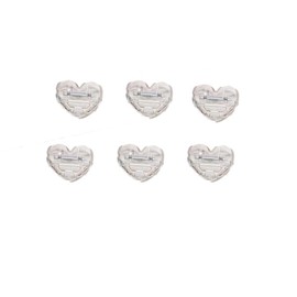 Heart Shape Clip 45Pcs Desktop Organizer Paper Clip Letter Clip Index Clamp Binder Clip Binder Clips Snacks Sealing Clip Office Supplies Transparent Clip