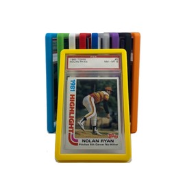 ProGuard Cards PSA Slab Guard for Standard Graded PSA Slabs 10 Colors | Exact Fit Snap Tight Protection | Shock Absorption | Matte Finish (Yellow)