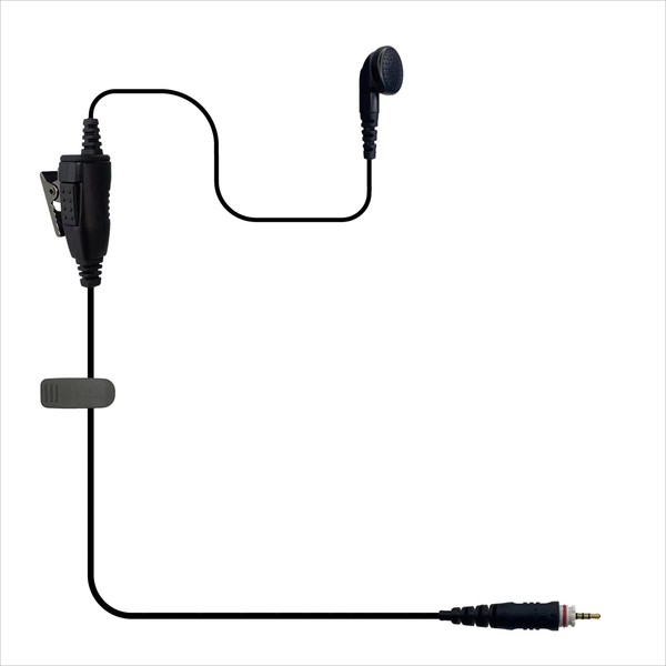 MONICONA Ear Bud Earpiece Headset PTT Mic Earphone for Motorola