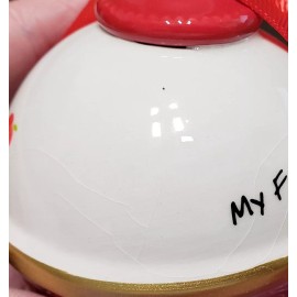 Unbranded Ceramic Jingle Bell Ornament-TEACH