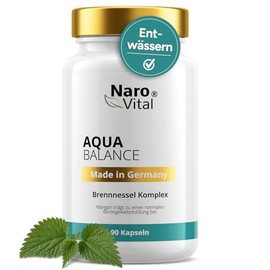 Drainage Tablets - Nettle Capsules Against Water Retention in the Legs - Diuretics without Chemical Drainage Capsules - 9-fold Complex - 90 Capsules