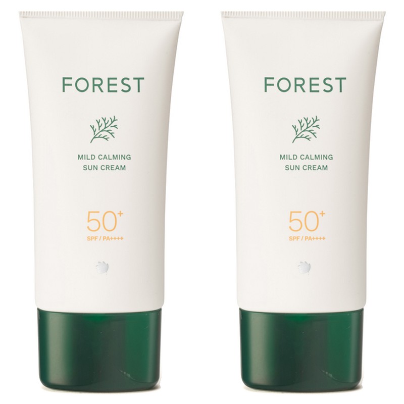 Partner_Reference 그린핑거 포레스트 마일드 카밍 선크림 SPF50+ PA++++ 80ml 2개