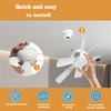 18" Socket Fan Light with 2.4G Remote/APP Control 6 wind