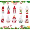 Homewit Handmade Christmas Dolls Pendant Set, 10Pcs Hanging Tree Decorations