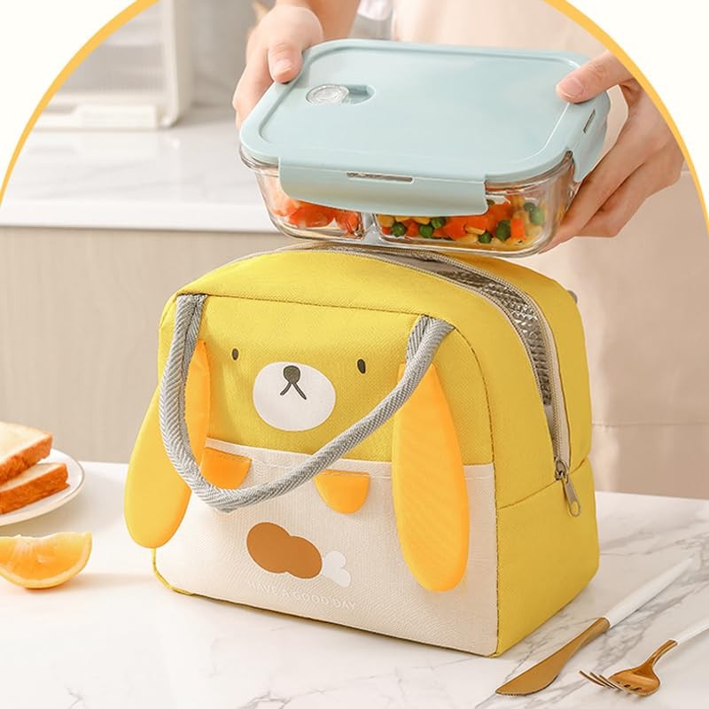 Portable Insulated Thermal Cooler Cartoon Lunchbox Tote Picnic Bento Storage