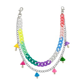 Women Hip Hop Punk Pants Jeans Chain Waist Chains Trousers Body Chian Jewelry (color 1)