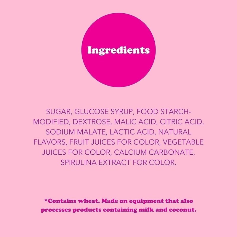 Katjes Plant Based Sheroes Gummy Candy - Peach, Lemon, Orange,