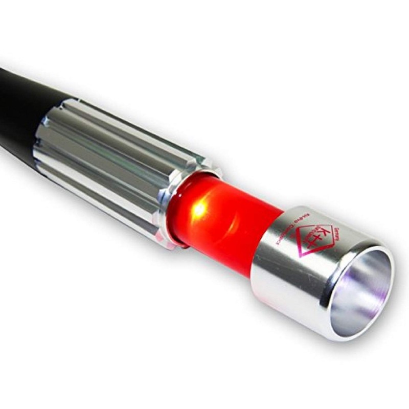 kh security Compact 160163 High-Performance LED Torch with Strobe Light