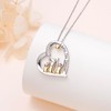 HOOHWE Mother and Daughter Necklaces for Women 925 Sterling Silver