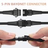 TDE Explorer.Lighting 4PCS 76.3 inch 5-Pin Extension Wire Cable Cord