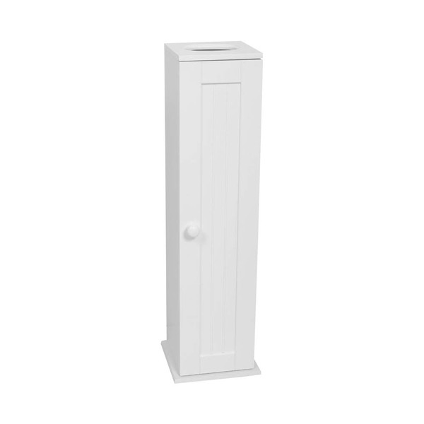 Zenna Home E9153WW Bathroom Storage, 4 Rolls, White