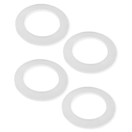 Toilet Seal Rings Silicone Toilet Gasket Fit for TOTO THU440-A THU445 10A-A, WC Replacement and Repair Part 2.12'' ID / 3.14'' OD, 4 Pack