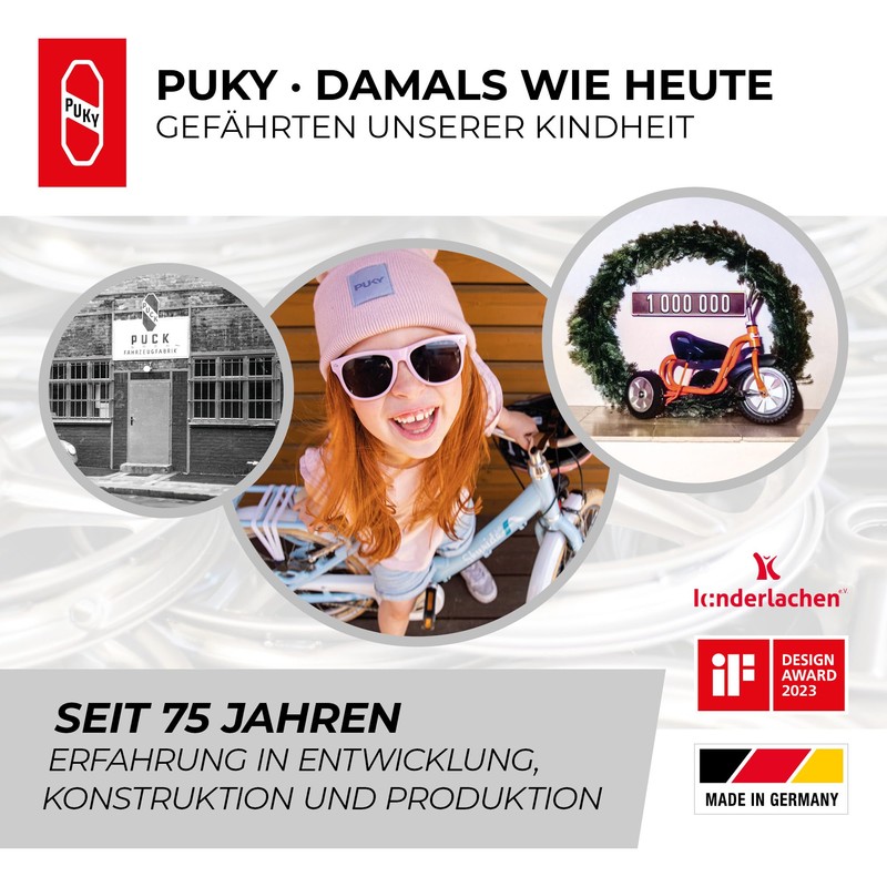 Puky 9735 Pocket Wutsch Hot Pink Lino 1 Frame Red