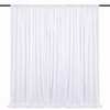Sequin Backdrop Curtains 10ft x 10ft White Background Drapes Wedding