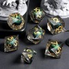 Dragon Eye Resin DND Dice DNDND Sharp Edge Resin D&D