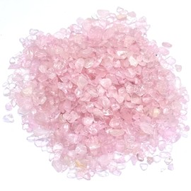 VMDEKK VMDEKK Rose Quartz Natural Tumbled Stones and Crystals in Bulk for Healing, Reiki, Meditation, Witchcraft, Home Decor,Shaped Stones Perfect for Plants, Cacti,Succulents,vase Filler 250g.