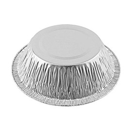 Durable Packaging 10 Pack 4-3/8" Aluminum Foil Tart Pan - Disposable Mini-Pie Plate Baking Tins (pack of 10)