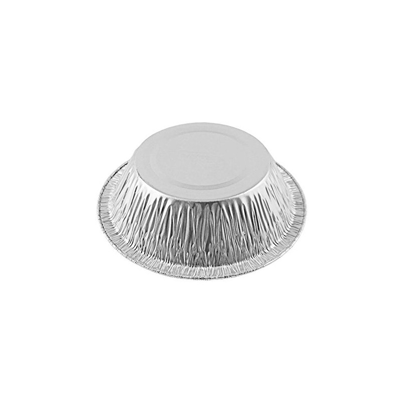 Durable Packaging 10 Pack 4-3/8" Aluminum Foil Tart Pan -