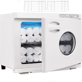 Yofuly Hot Towel Warmer, 23L Professional Spa Towel Heater Cabinet with Clip, Extra Large Estheticians Towels Heating Machine for Massage Salon Barbershop, White