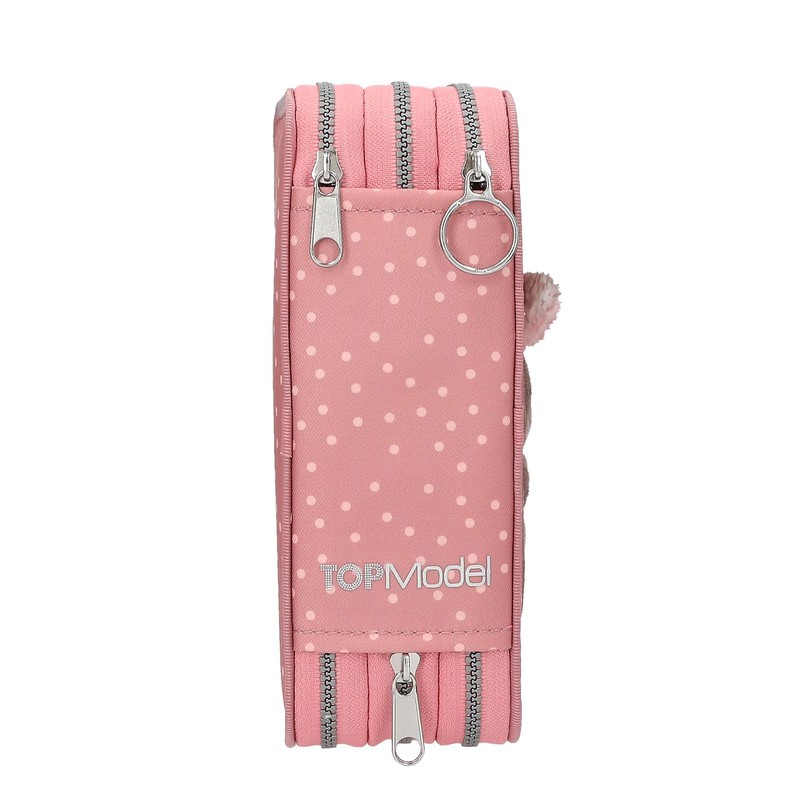 Depesche TOPModel Juicy 13323 Filled 3-Compartment Pencil Case in Dusky