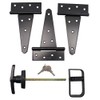 Shed Windows and More Single Door Hardware Kit (6" Hinge),