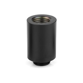 Thermal Grizzly DeltaMate Extender MF28 - Black 28 mm G1/4 Spacer Male to Female for Custom PC Water Cooling