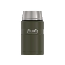 Thermos Stainless King Vacuum Insulated Food Jar - Matte Army Green 710mL