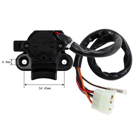 TCT-MOTORPARTS Ignition Switch Lock Key Fits for Kawasaki ZX6R ZX7R ZX750 ZX9R ZX900 ZZR400 ZZR600