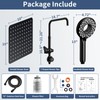 KAIYING Dual Shower Heads with Handheld Spray Combo, Magnetic Filtered