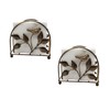 Set of 2 Cast Iron Bird & Tree Classic Napkin
