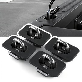 RVgolf 4PCS Tie Down Anchors fit for 2015-2025 2026 Ford F-150 2017-2025 2026 Ford F250 F350 Super Duty&Ford Raptor Truck Bed Tie Downs for Car Replacement for Tie Downs Automotive Accessories