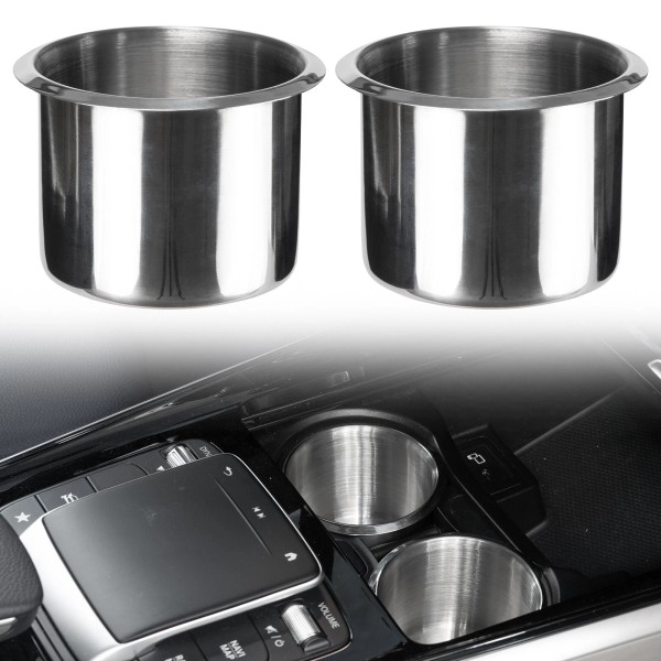 Unbranded 2Pcs Stainless Steel Cup Drink Holders For Car Marine