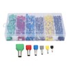 Hacbop 780pcs Twin Ferrules, Dual Bootlace Ferrule Terminator Kit Electrical