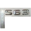 ABS 3D Chrome S 63 Letters Emblem Badge Replaces with