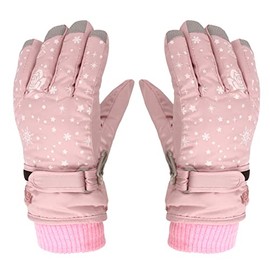 Surakey Guantes de Invierno para Niños Manoplas Impermeables Guantes de Esquí Nieve Manoplas para Clima Frío Niñas Snowboard Ciclismo Esquí Guantes Deportivos Resistentes al Viento Anti-Nieve para