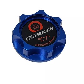 Unbranded BLUE CNC BILLET RACING ENGINE OIL FILLER CAP FOR HONDA ACURA MUGEN POWER RD