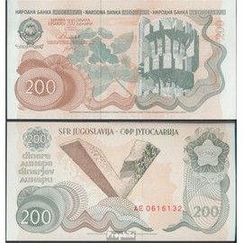 Banknote Yugoslavia Pick-number: 102a uncirculated 1990 200 Dinara (money for collectors - no means of payment)