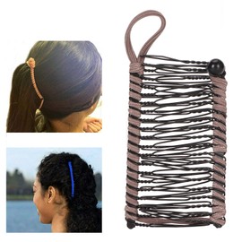 2PCS Banana Hair Clips, Large Double Vintage Clincher Combs Tool for ThickWavy Curly Hair, No Crease All Day Hold Hair Clips for Curly Thick Wavy Curly Hair Ponytail (Grey)